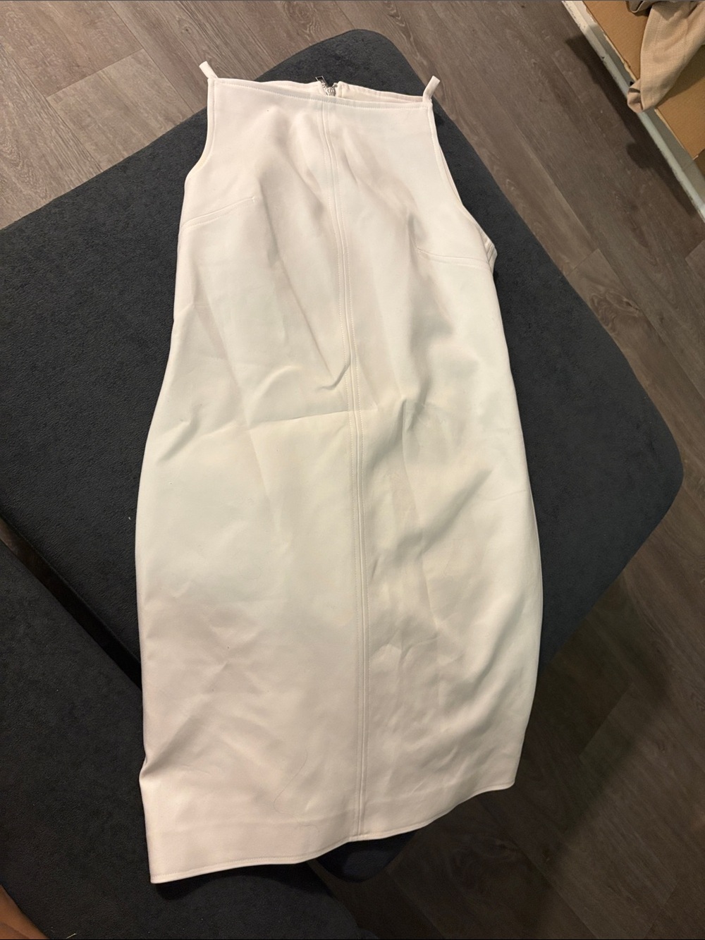 Michael Kors White Midi Sheath Dress
